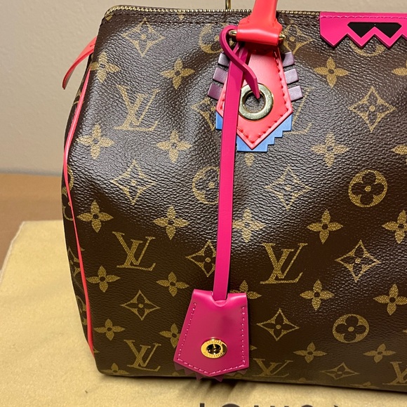 Authentic Louis Vuitton Speedy 30 MNG Totem Bag - Picture 2 of 15